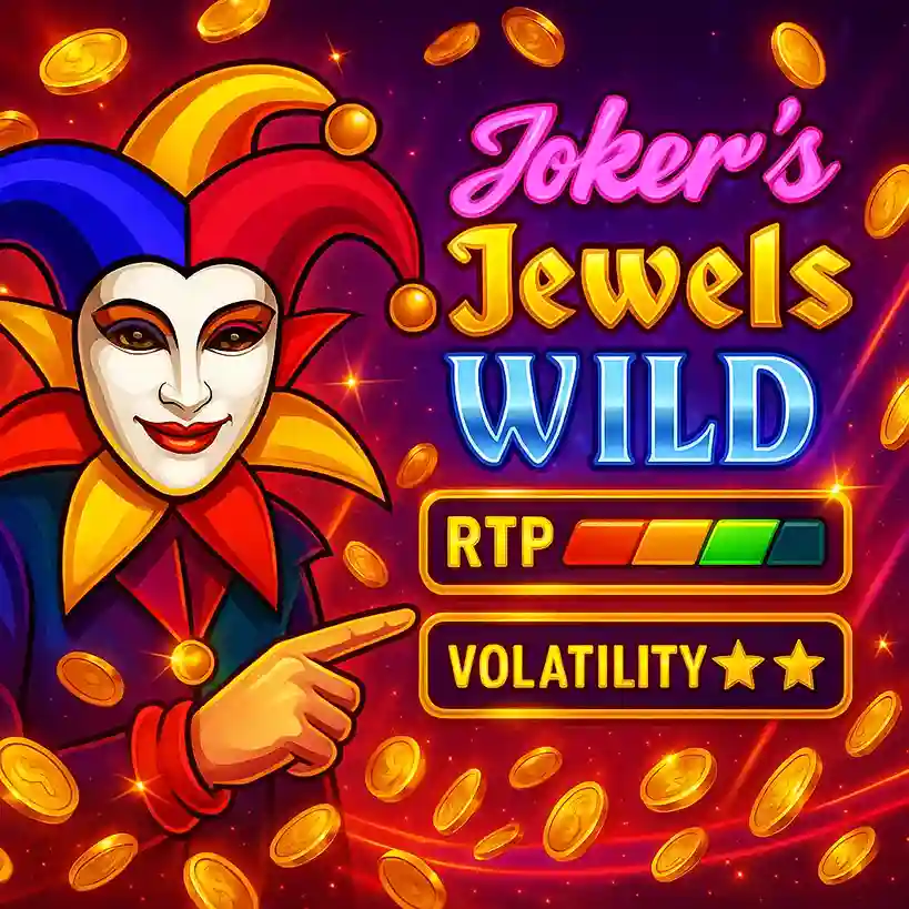 RTP y volatilidad del juego Joker Jewels en estilo gráfico