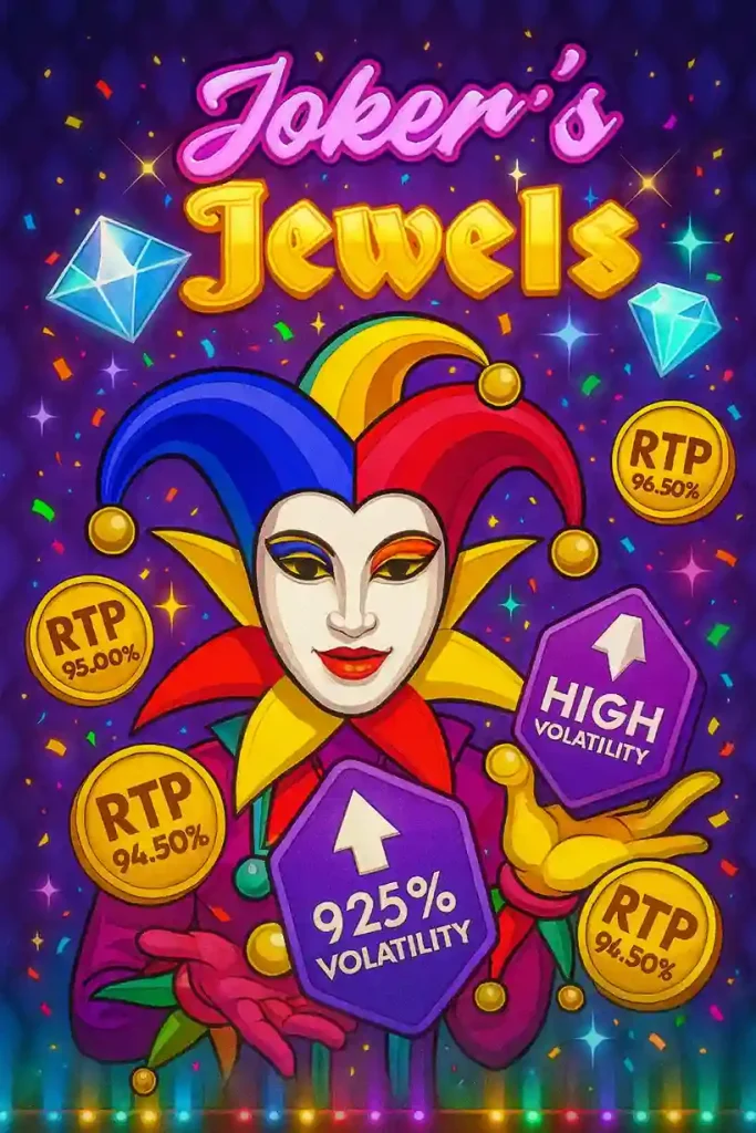 Joker Jewels Wild con diseño clásico y símbolos de gemas
